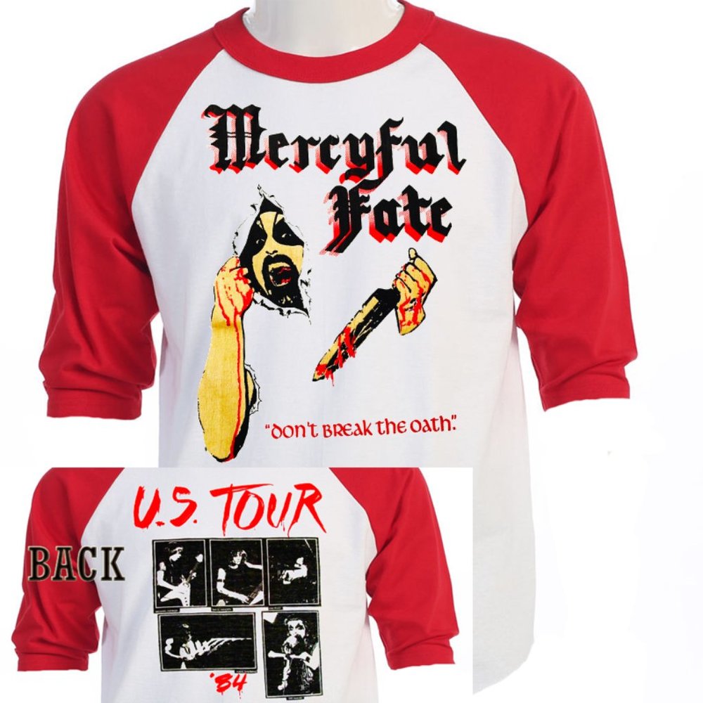 MERCYFUL FATE TOUR JERSEY 84 "DONT BREAK THE OATH" T-391